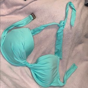 Teal bikini top